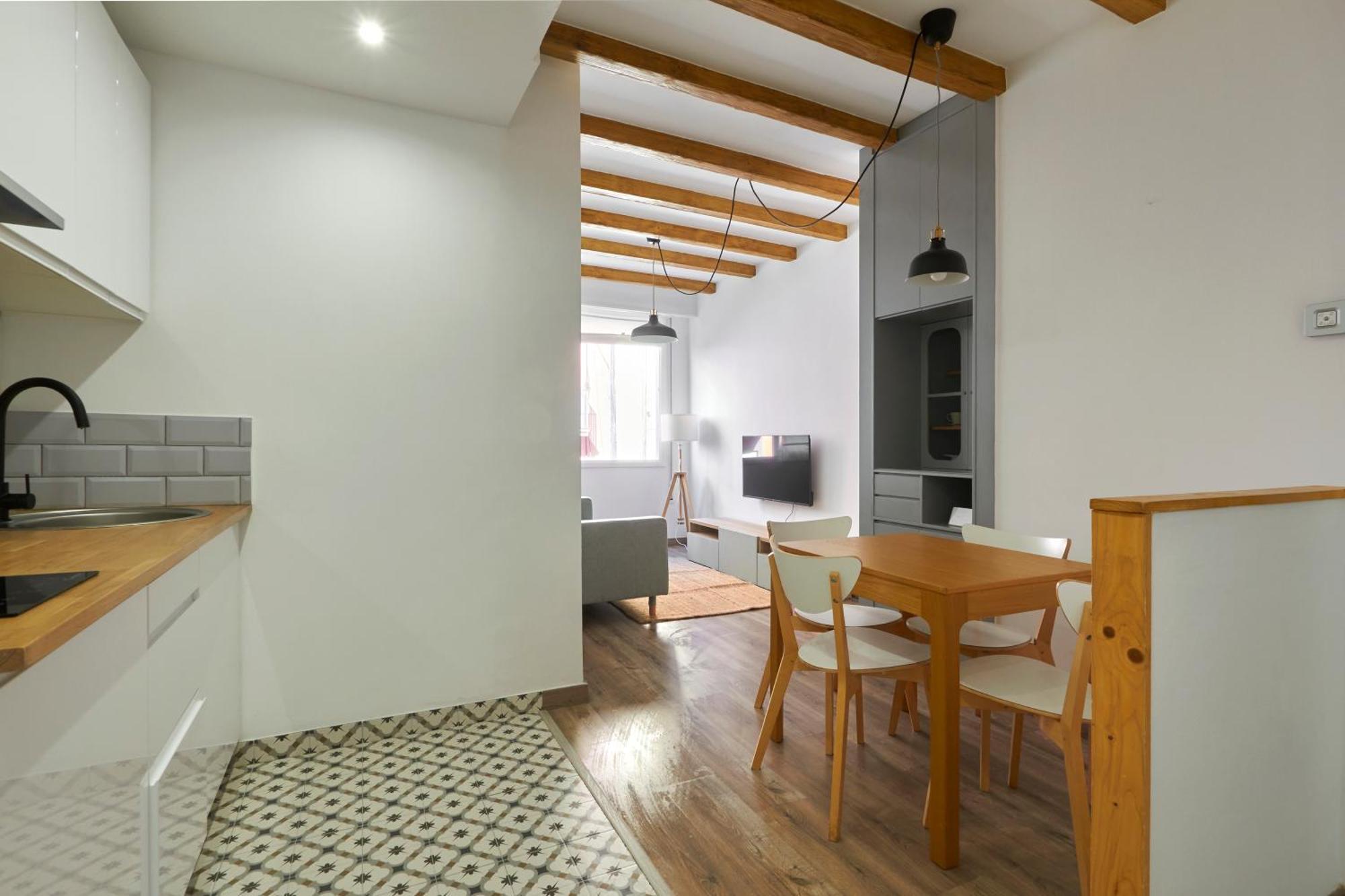 Ol Cute Apartment In Quiet Olivera St Barcelona Exterior foto